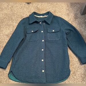 Soft Surroundings Turquoise Shacket By Soft Surroundings, XS/S p Like New!